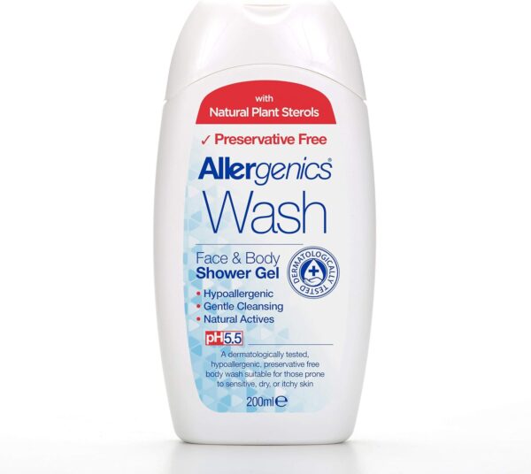 Allergenics® Face and Body Shower Gel 200ml